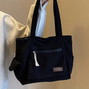 Bolsa Tote de Veludo Cotelê