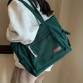 Bolsa Tote de Veludo Cotelê
